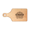 Dad's Kitchen Engraved Wooden Cutting Board