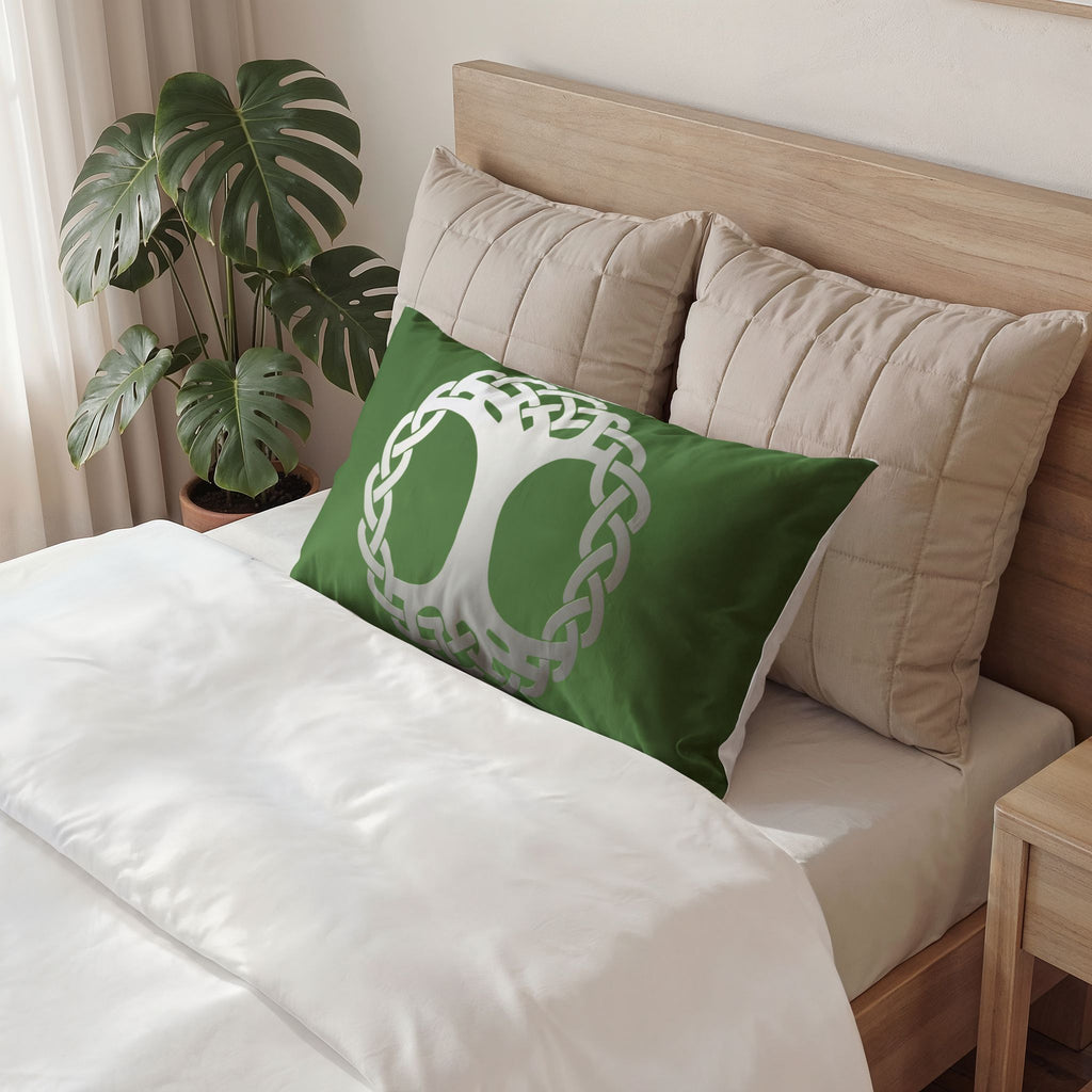 Celtic Tree of Life Cotton Pillow Sham — Knotwork Home Decor