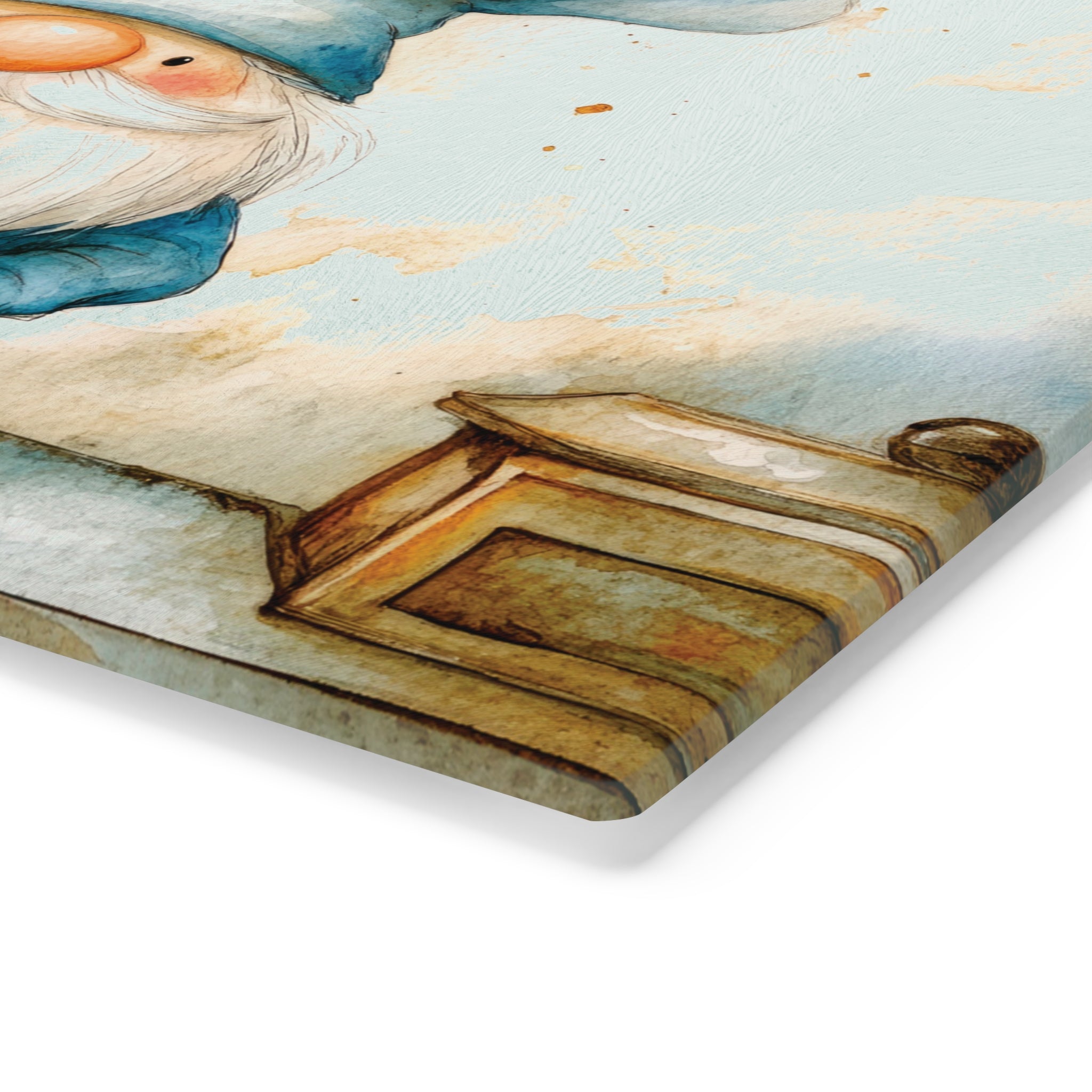 Baking Gnome Tempered Glass Cutting Board