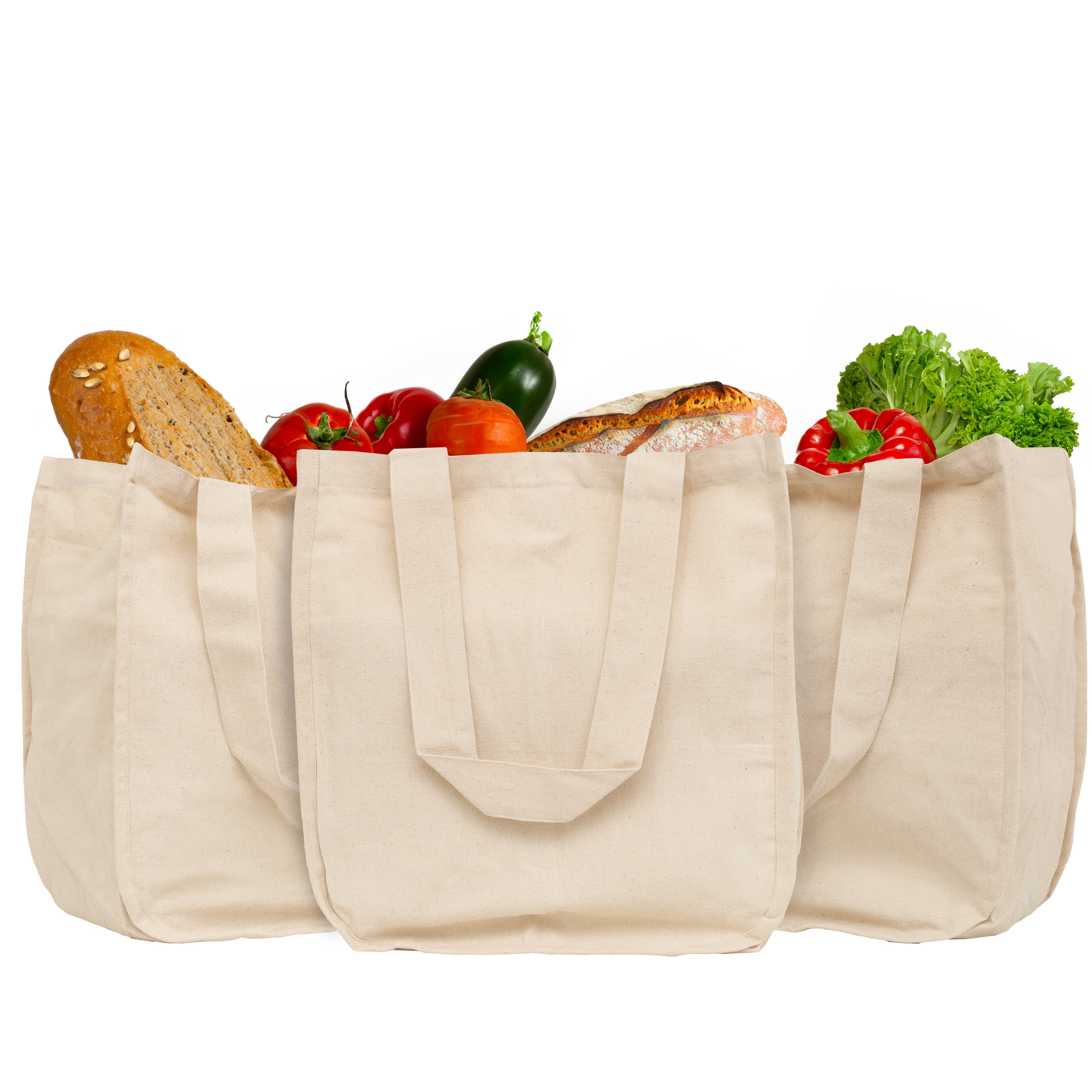 Canvas Grocery Tote Bags