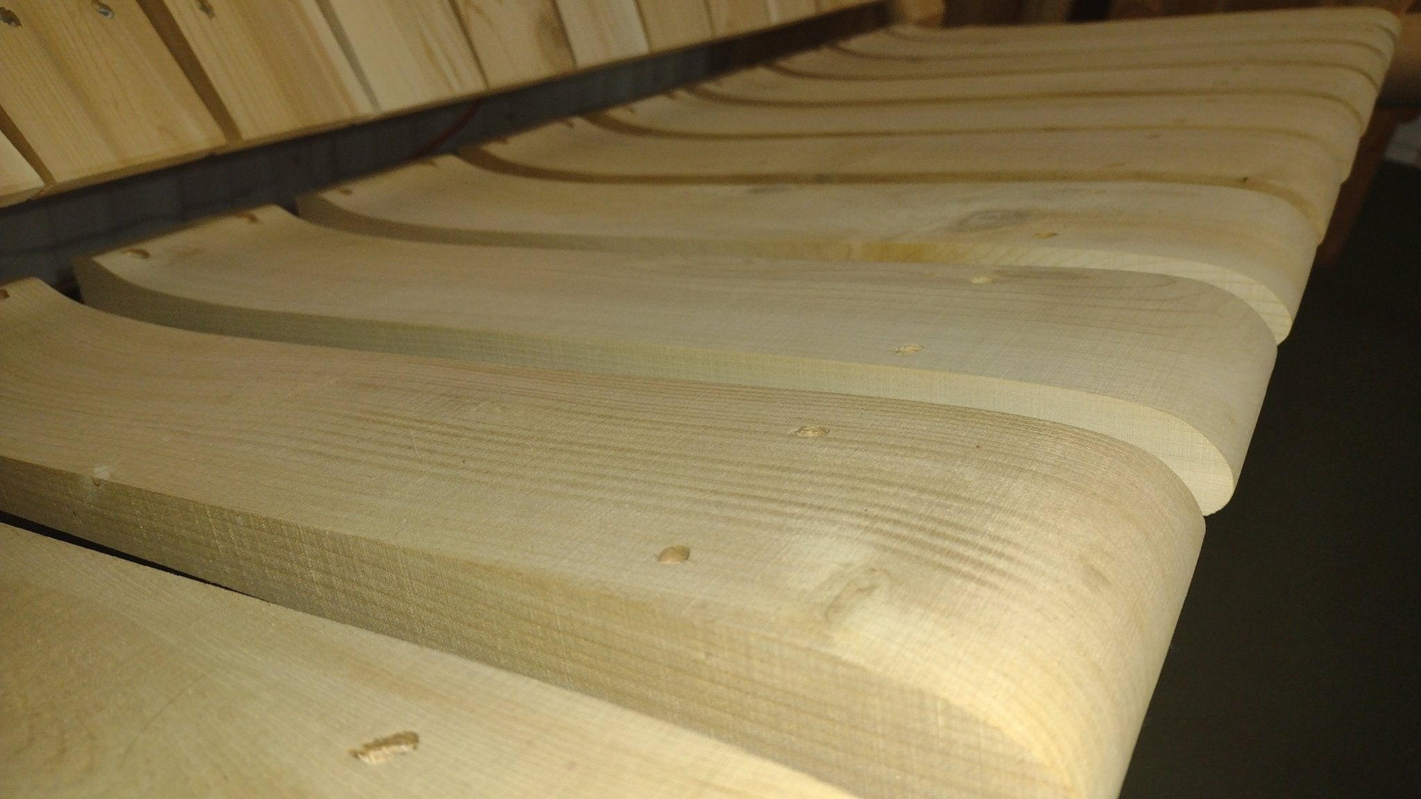 Rustic Log Swing Set