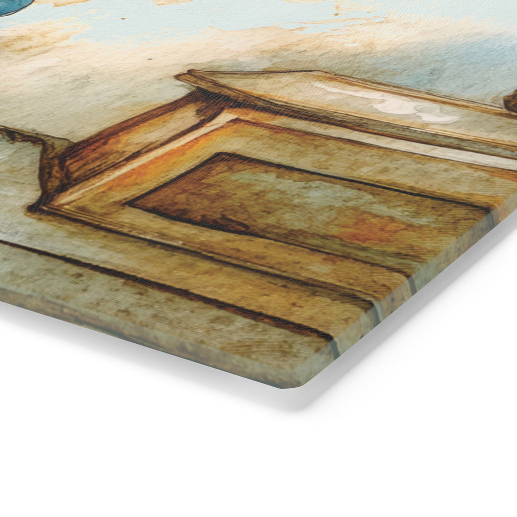 Baking Gnome Tempered Glass Cutting Board