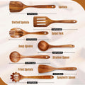 Premium Teak Wooden Utensil Set | 3CARATS