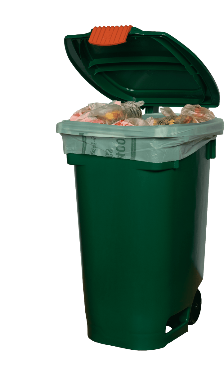 EcoSafe Zero Waste Compostable Bags 20 Gallon 26x36 for Curbside Composting (QTY 165), SKU HB2636-8