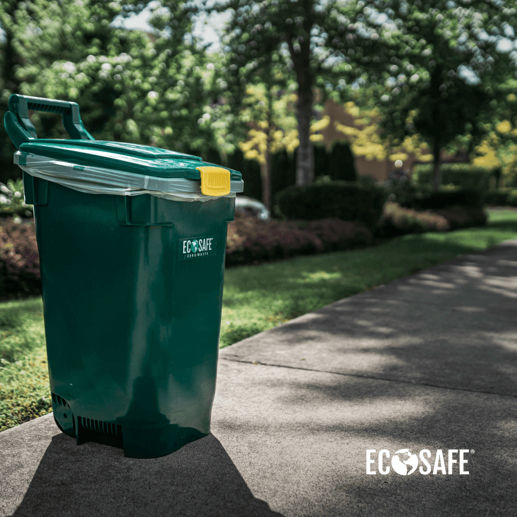 EcoSafe Zero Waste Compostable Bags 20 Gallon 26x36 for Curbside Composting (QTY 165), SKU HB2636-8