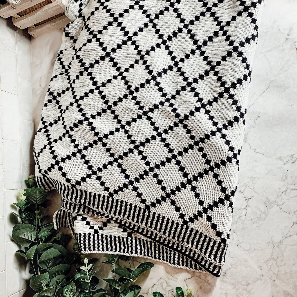 Geo Cotton Throw
