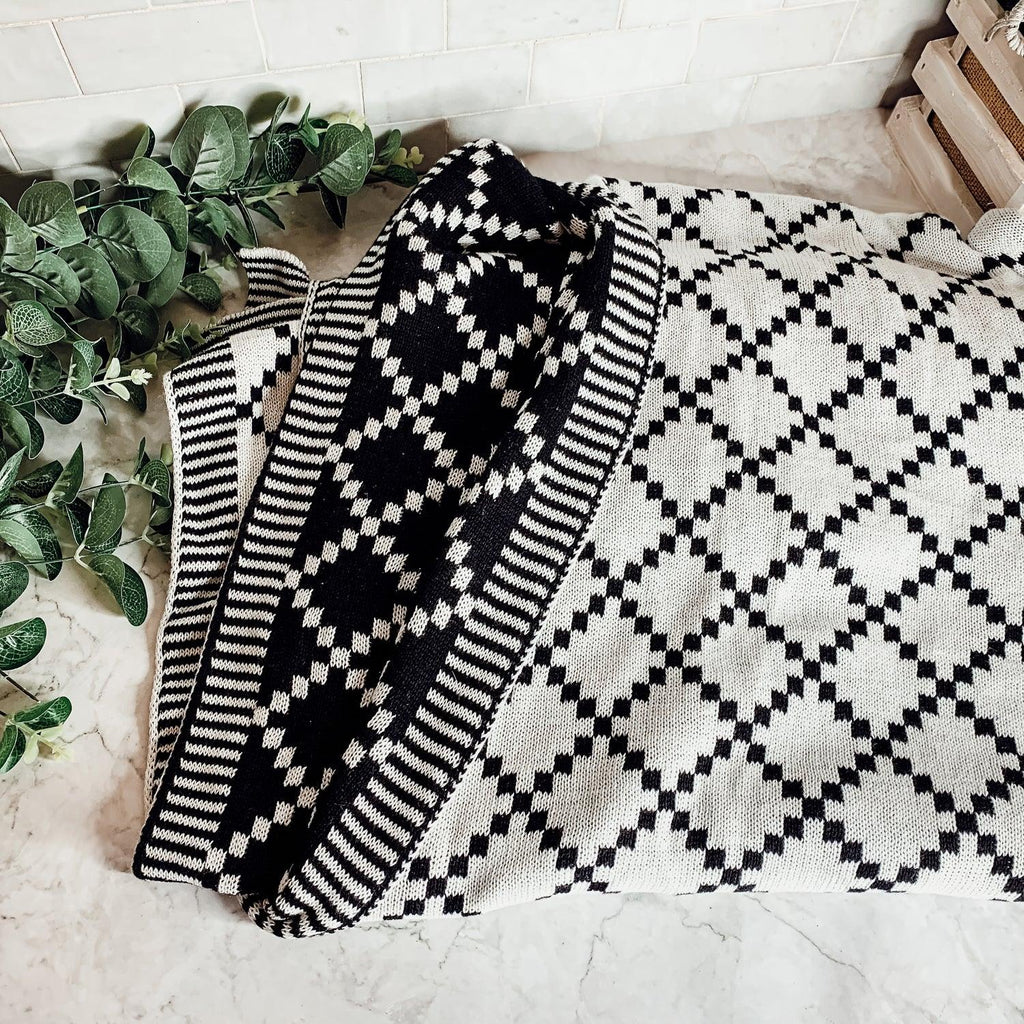 Geo Cotton Throw