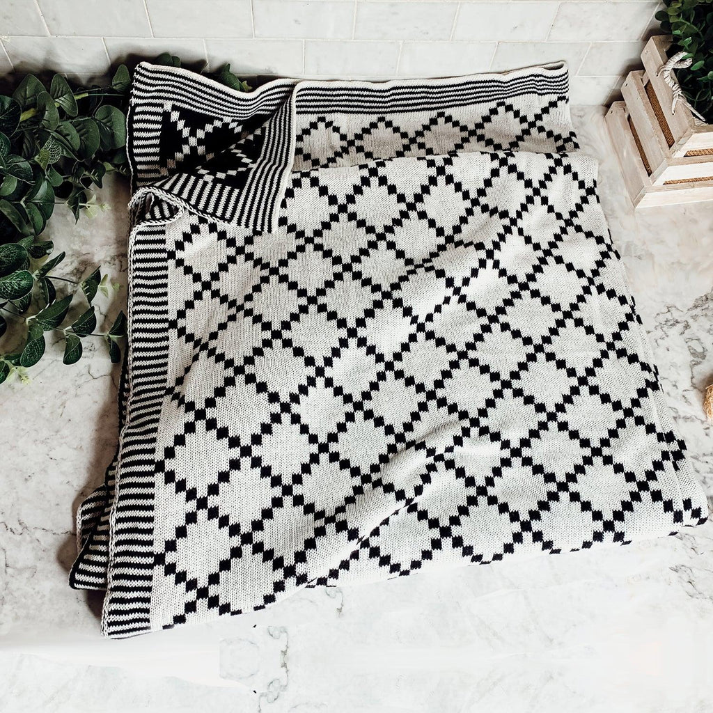 Geo Cotton Throw