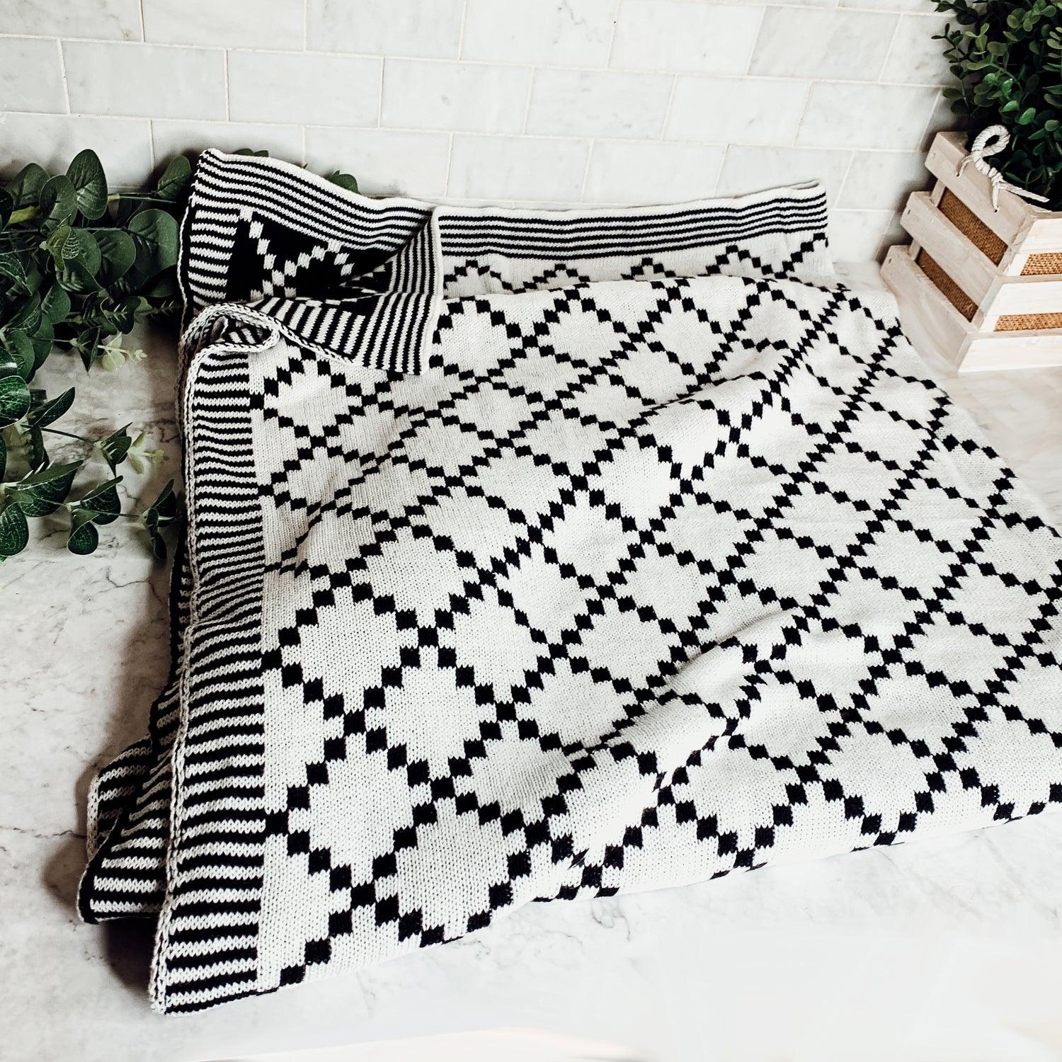 Geo Cotton Throw