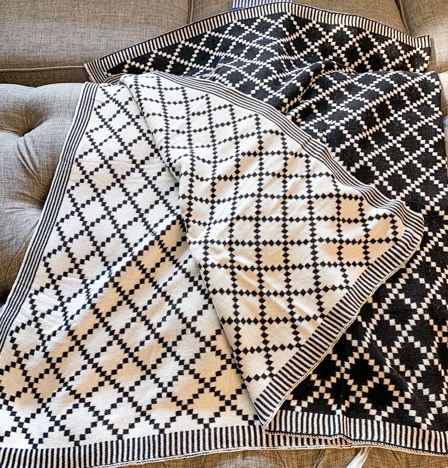 Geo Cotton Throw