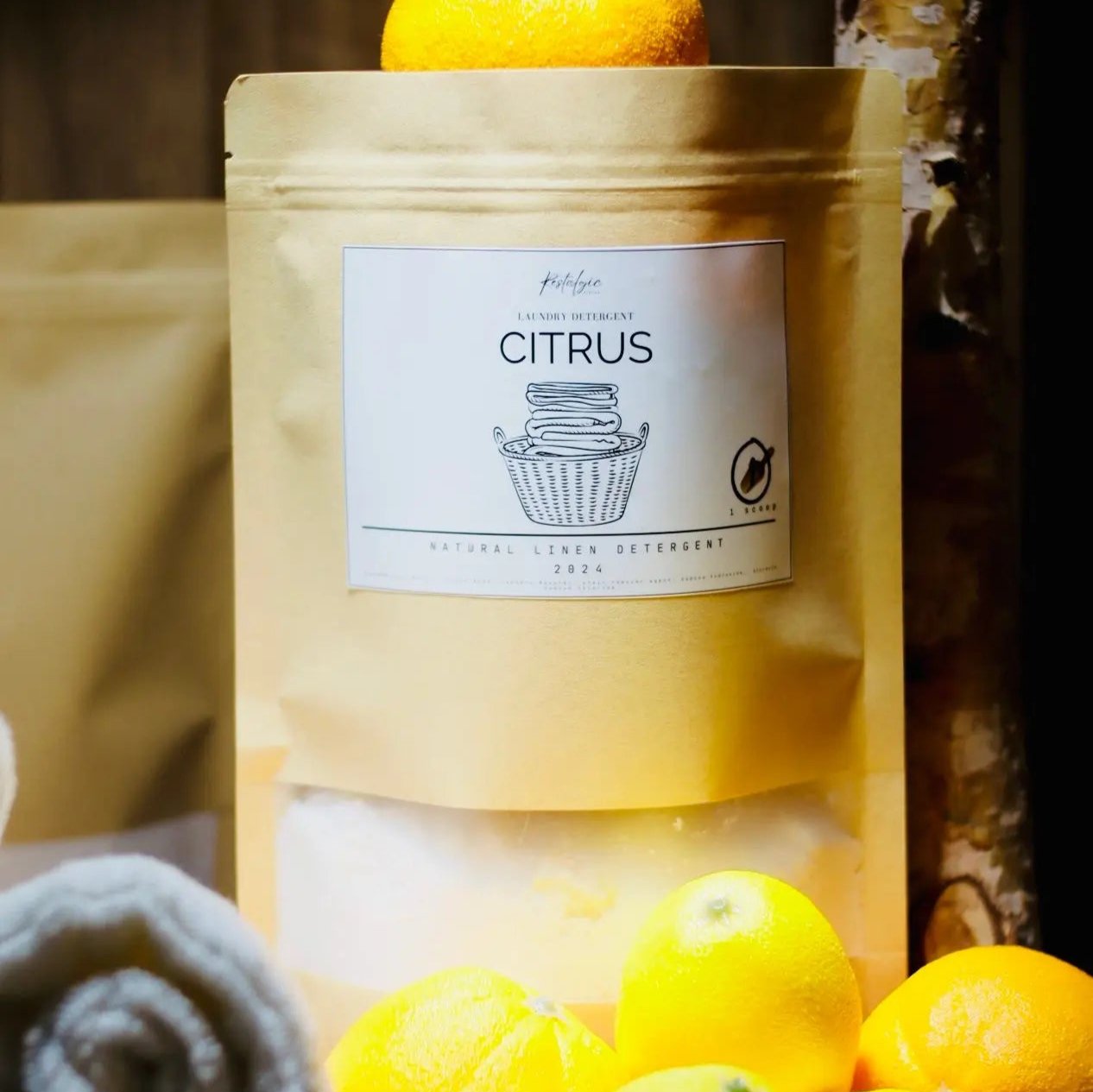 Natural Organic Vegan Laundry Detergent – 30oz & 4lb (Eco-Friendly Cleaning Power)