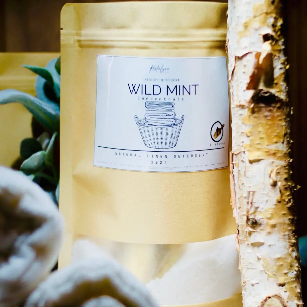 Natural Organic Vegan Laundry Detergent – 30oz & 4lb (Eco-Friendly Cleaning Power)