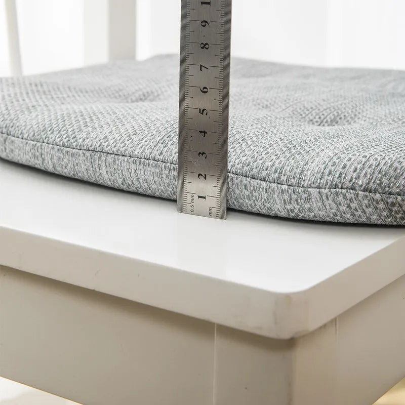 DecorBites™ Linen Chair Cushion: Anti-slip, MultiColor Dining Room & Outdoor Garden Cushions