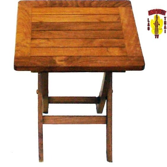 Teakwood Outdoor or Indoor Square Top Side Table