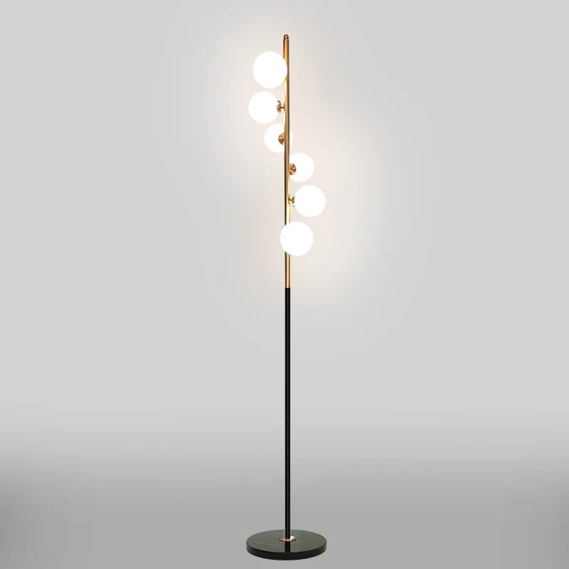 DecorBites™ Glass Floor Lamp: Postmodern Nordic Design for Home Decoration