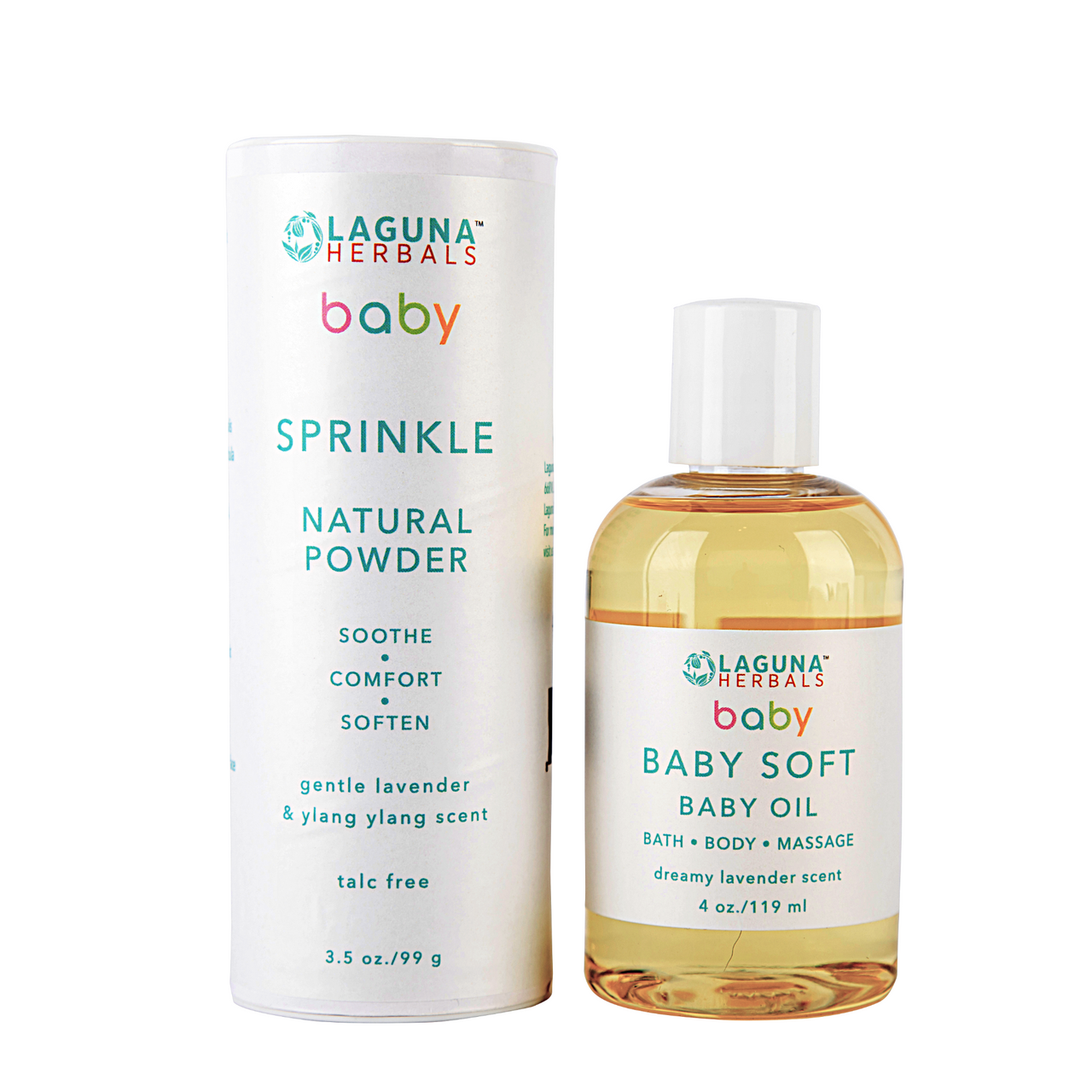 Organic Baby Oil and (talc free) Baby Powder Set  - It's Back!