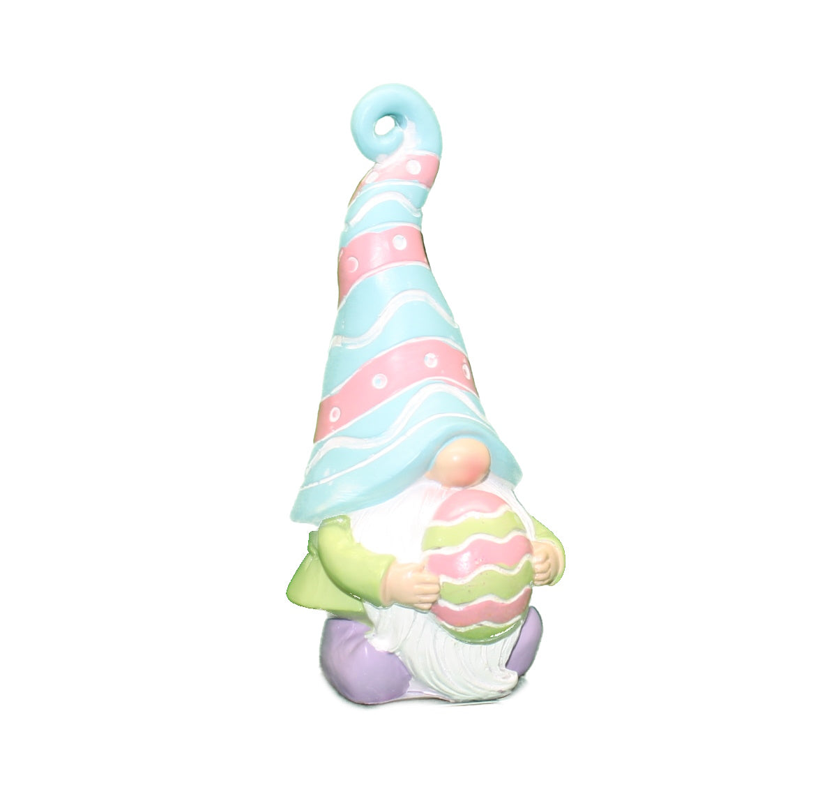 Easter Gnome Figurine - 6 Inch - Carrying an Egg