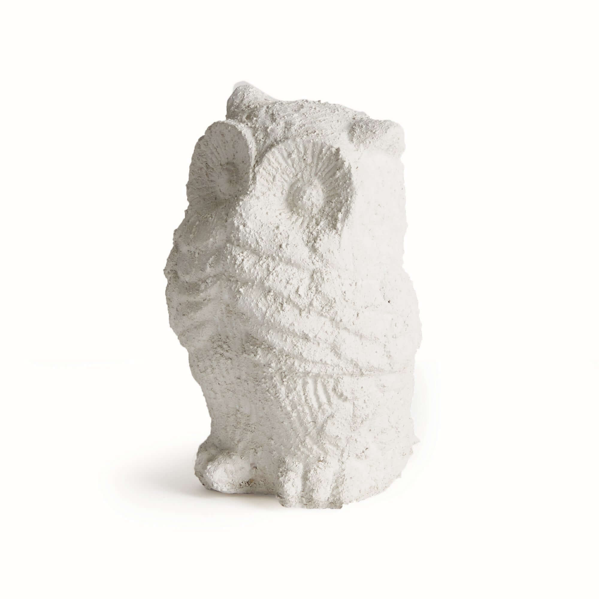 Weathered Terracotta Owl Garden Statue